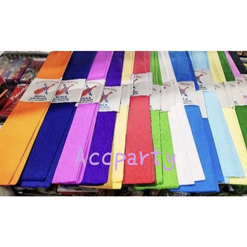 

Kertas Kref Warna Lembaran / Kertas Kref Biola (25lembar)