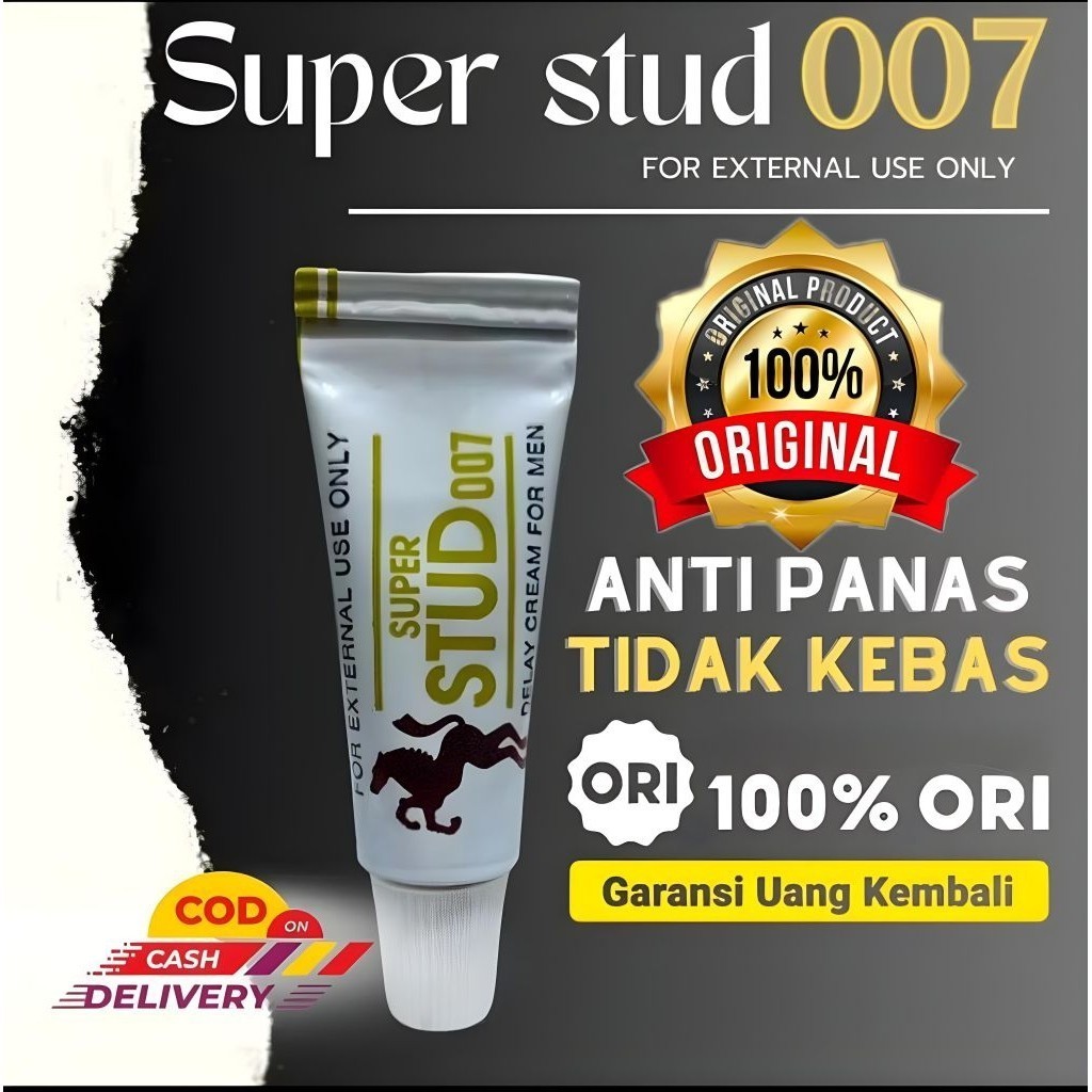 Sanata Kompas - SUPER STUD 007 ASLI CREAM ORIGINAL PENAMBAH STAMINA PRIA PERKASA ASLI PERMANEN