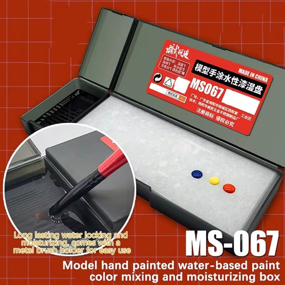 

Portable Wet Palette For Miniature Painting And Acrylic Paints Painting Palette Keep Your Paint Wet For Longer