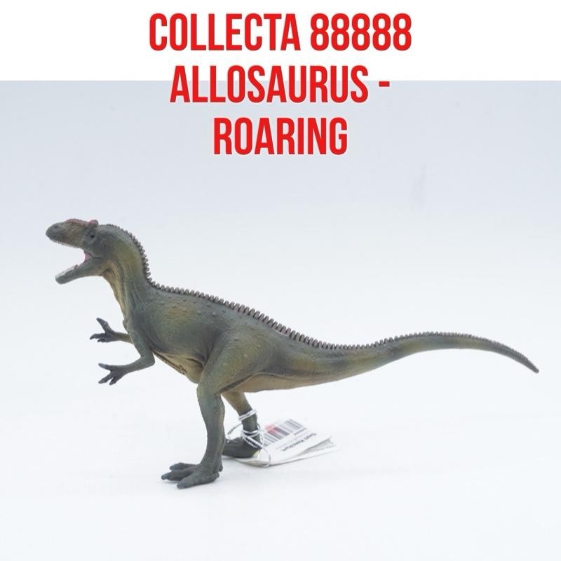 Collecta 88888 Allosaurus - Roaring Prehistoric Dinosaurs Dinosaurus Figure Pajangan Mainan Figure B
