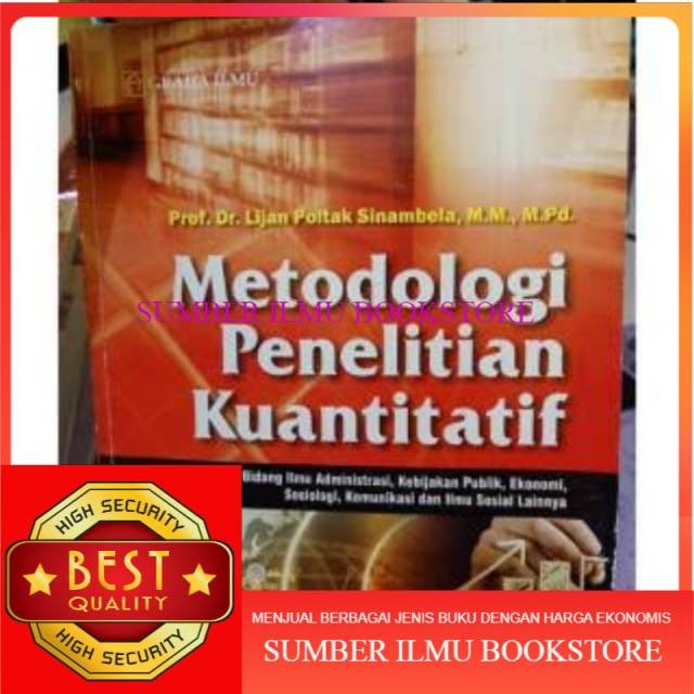 metodologi penelitian kuantitatif by lijan poltak Sinambela
