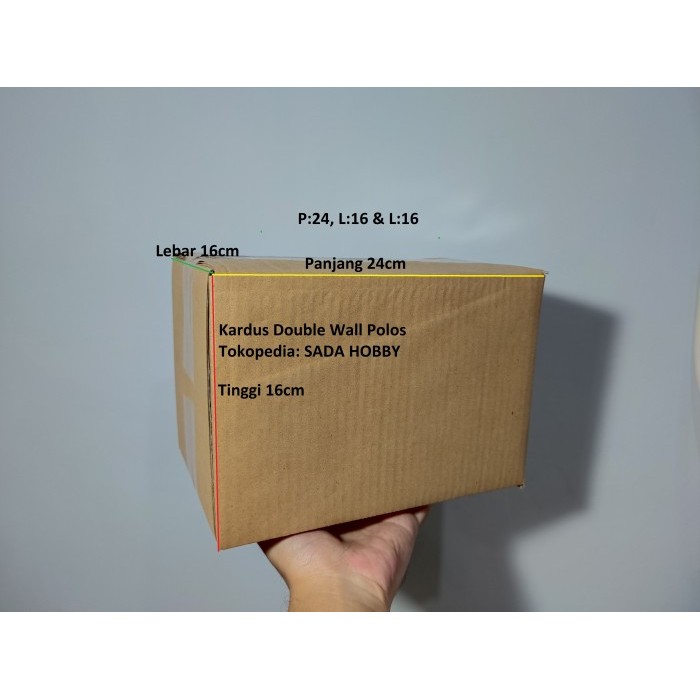 

CSM... Kardus Packing Besar Tinggi Uk. 24*16*16 1kg Doublewall Double Wall Hotwheels Premium Jada