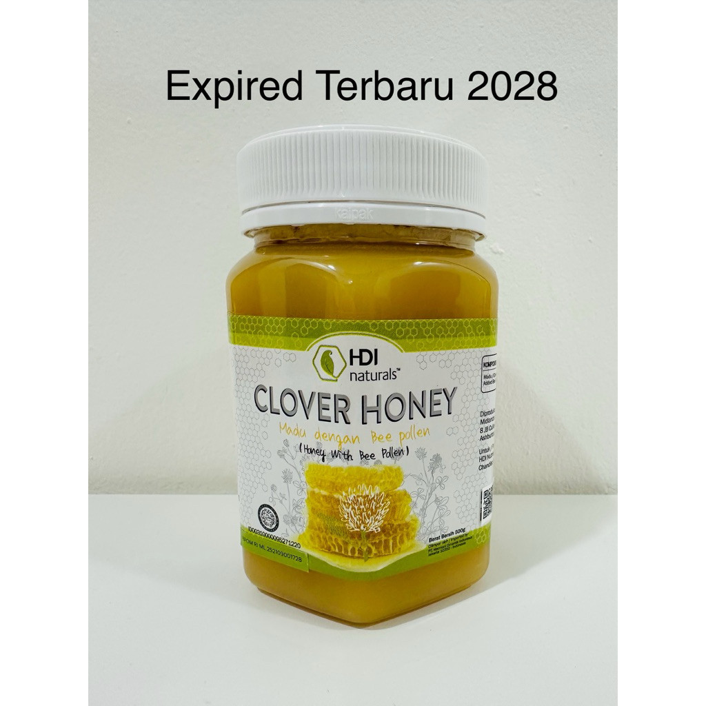 

Madu Exp 2028 Clover Honey Kemasan 500 gram 1/2 Kg Original Murah