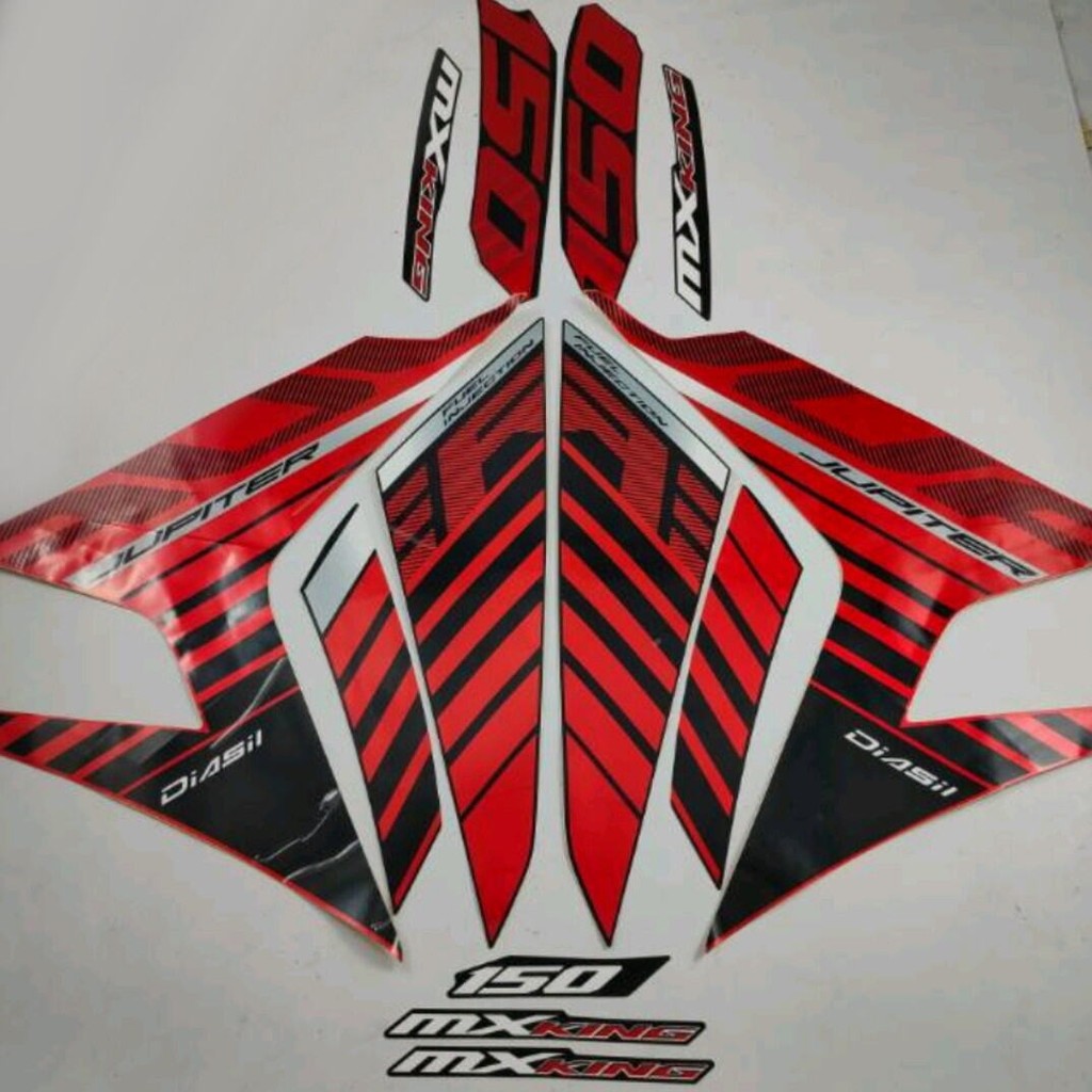Striping Ori body Yamaha MX King 150 2015 2016 stiker bawaan original bodi yamaha mx king mx new mx 