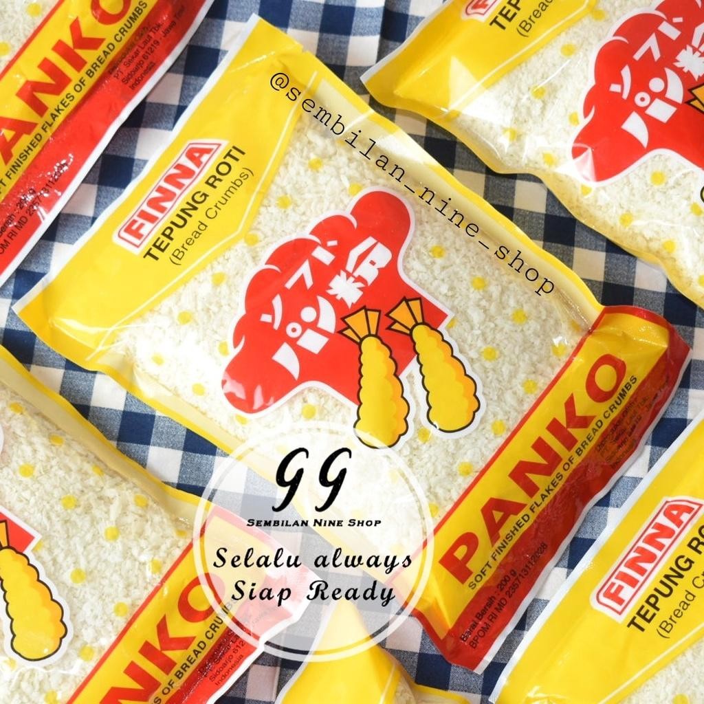 

FINNA PANKO Bread Crumbs 200 Gram Tepung Roti