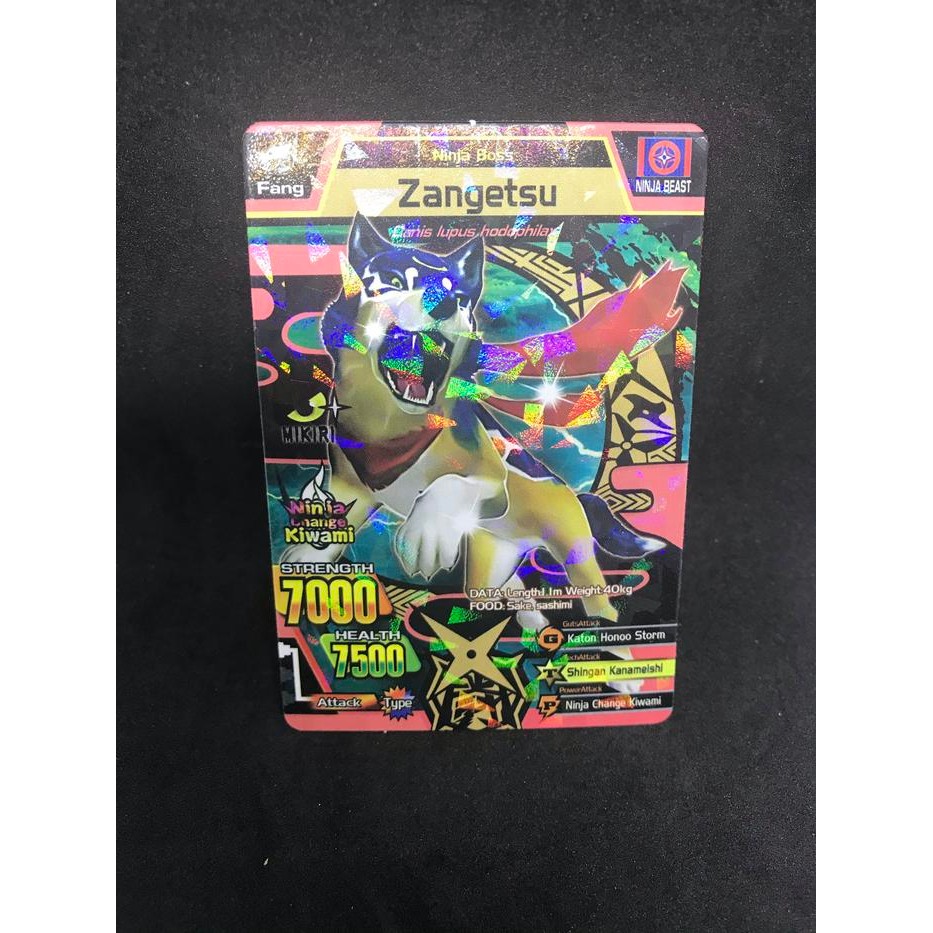 Kartu Strong Animal Kaiser Maximum Fighter Card Zangetsu(KW)