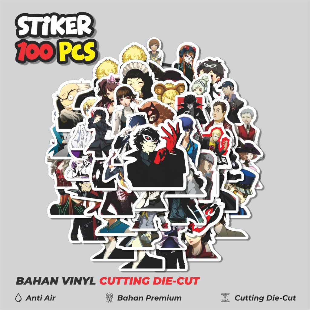

Terbaru! 50 pcs Stiker Video Game Series Person A5 V2 Dekorasi Lucu Kreatif untuk Notebook, Skateboard, HP