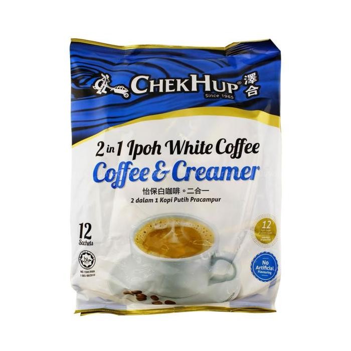 

TNKSYU" - DISKON Chek Hup 2 in 1 Ipoh White Coffee No Sugar Added 30gr x 15 - 12 Sachet
