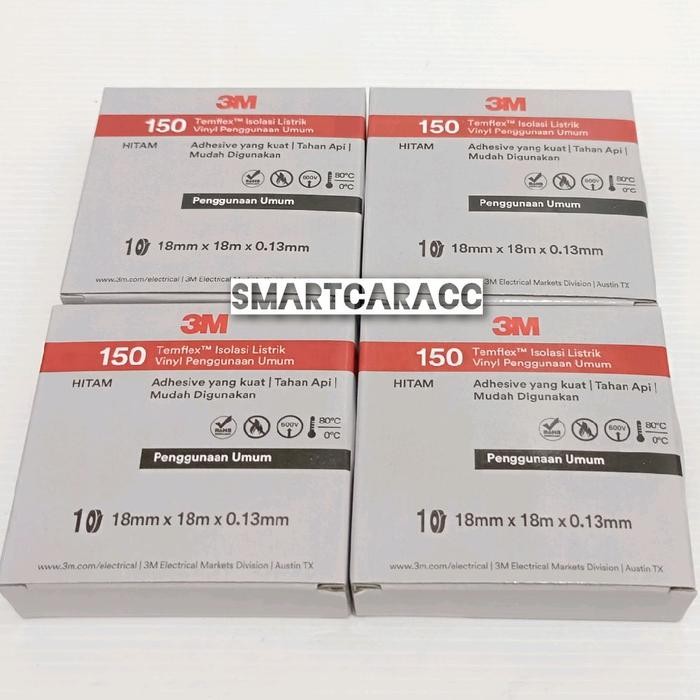 

Isolasi Solasi Kabel Listrik Otomotif Audio 3M 1258 JR Hitam High Temperatur