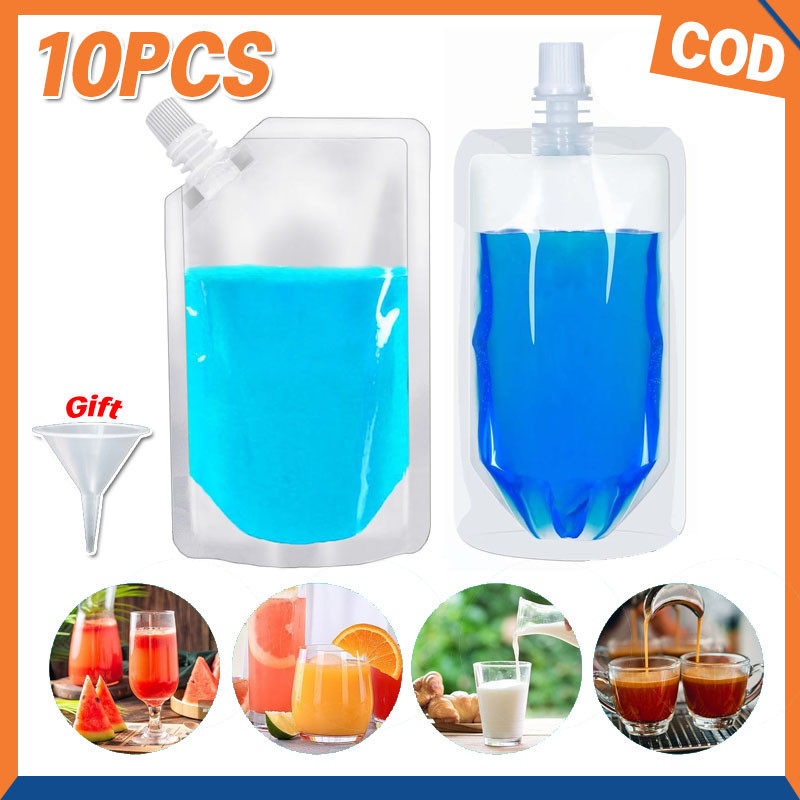 250/500ML Standing Pouch Spout Standing Pouch Spout Pouch Minuman Kemasan Minuman  Kemasan FoodGrade