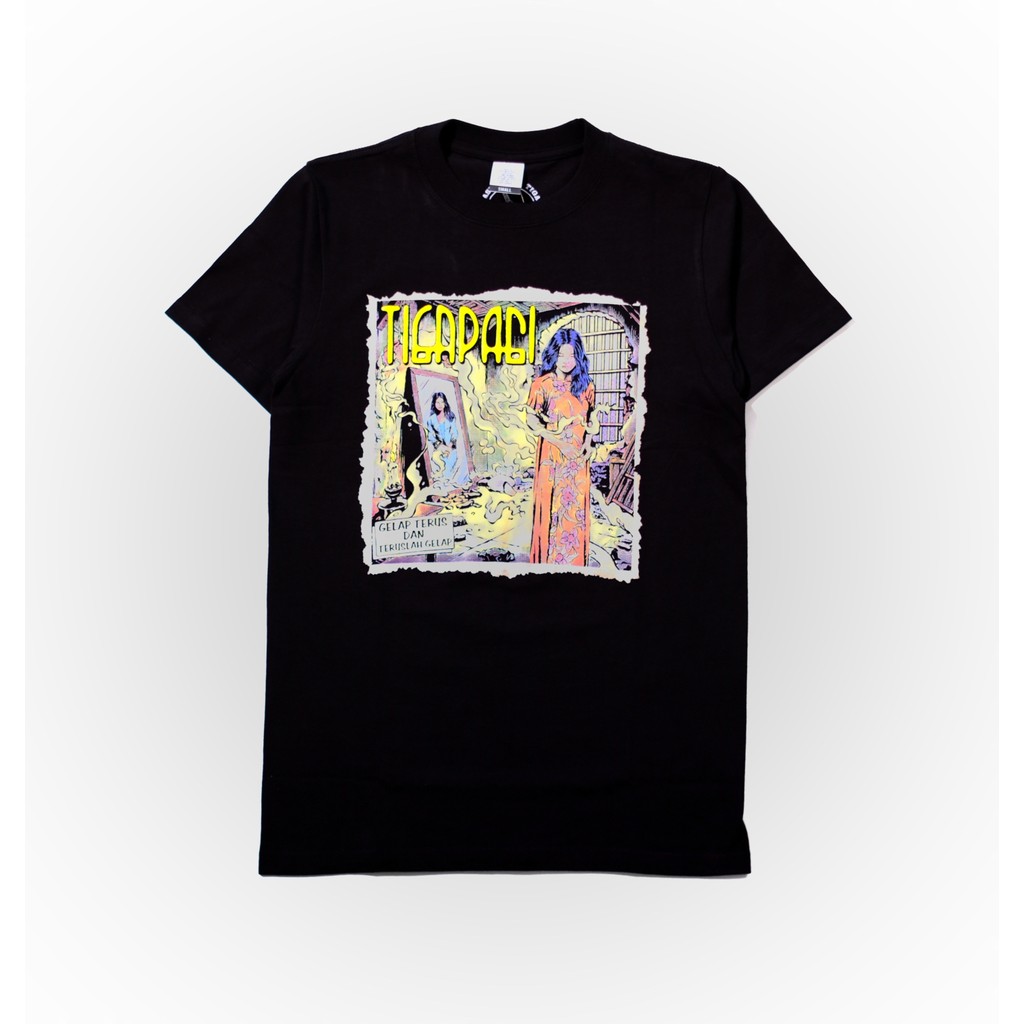 Tshirt TIGA PAGI - TERUS GELAP (black)