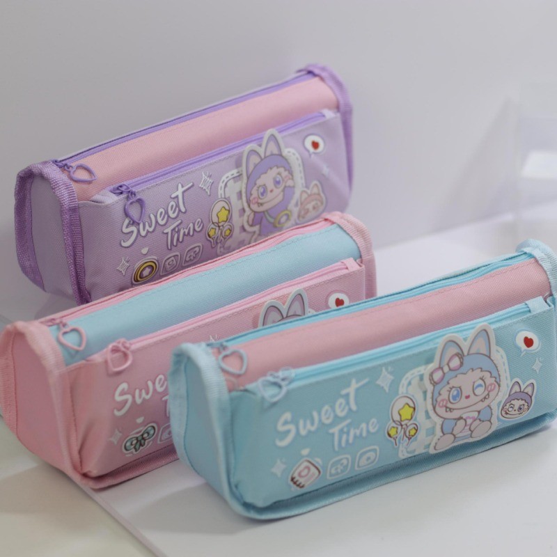 

Practical and Durable Double-layer Large Capacity Wear-resistant and Durable Student Pencil Case Small Pencil Case