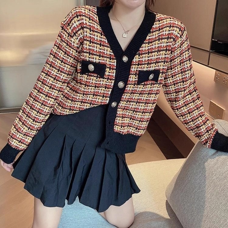 YIMITA baju outer wanita korean style jaket retro wanita outer summer rompi kekinian outer sekolah j