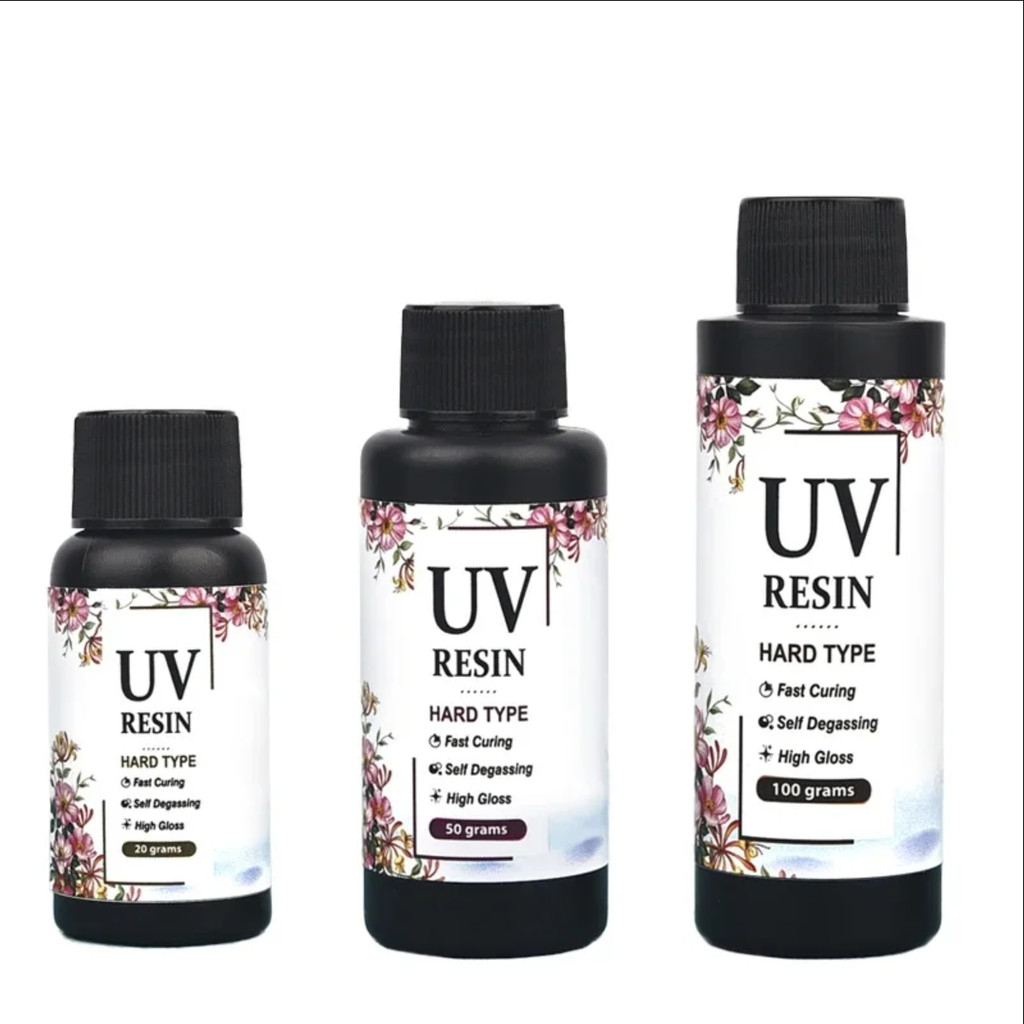 

Uv resin 20g/50g/100g/250g/1000g Crystal Resin UV Glue DIY Jewelry Making High Hardness Fast Drying Harder Epoxy Glue UV Lamp