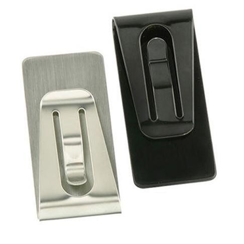 

Promo Money clip / penjepit uang stainless steel 02 - Hitam