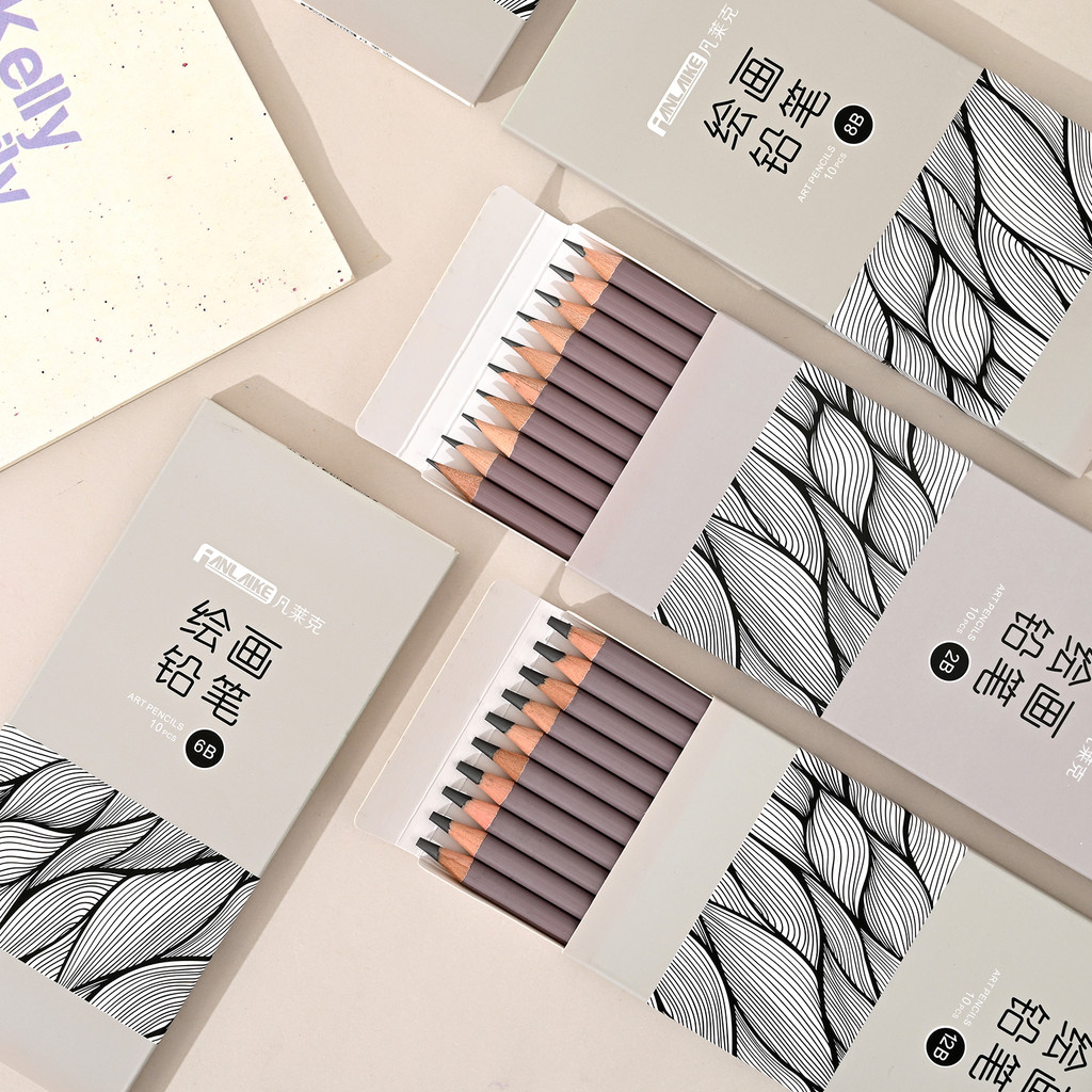 

Drawing Sketching Pencils Set, 10 Pieces Pro Art Pencil Kit - Graphite Pencils (14B-2H), Charcoal Pencils, Charcoal Sticks, Arti
