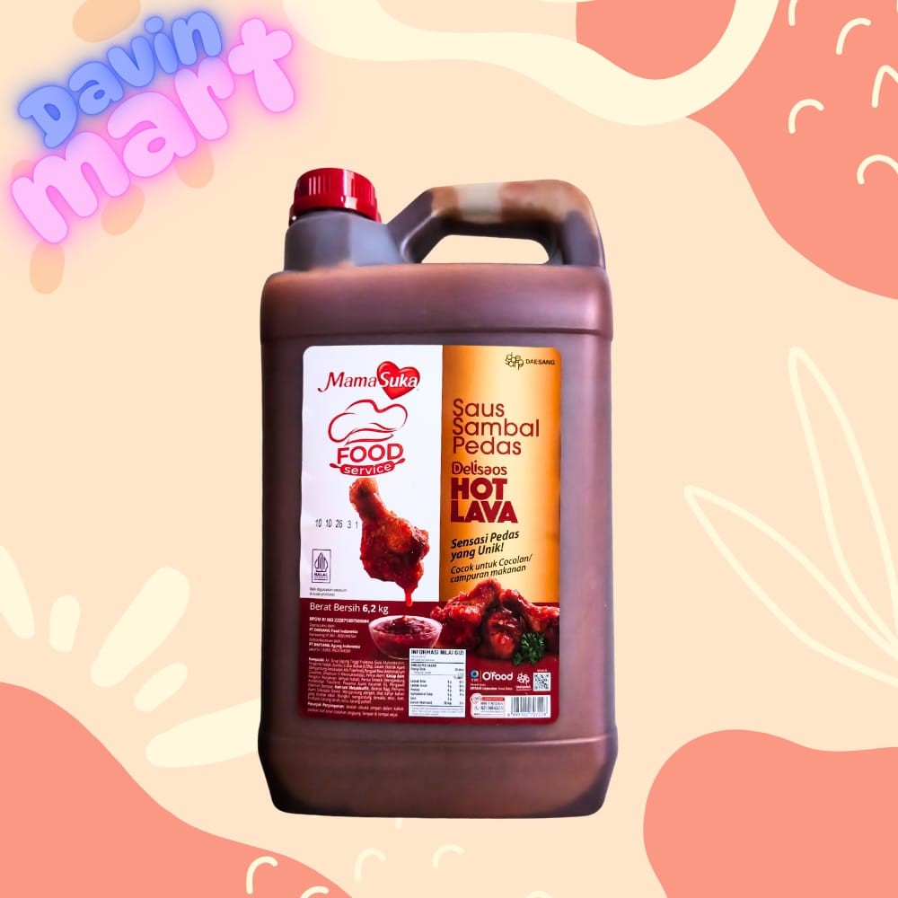

Mamasuka Saus Hot Lava 6,2 kg