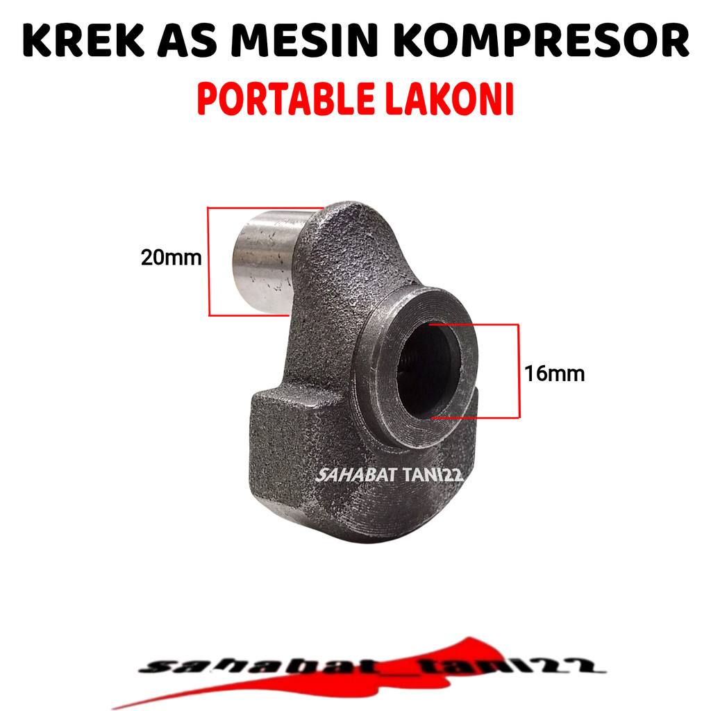 Krek As Kruk As Kompresor Angin Portable LAKONI  Crankshaft  Kompresor Angin Lakoni