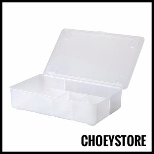 

Kotak Sekat Bening Tempat Pensil Box Aksesoris Transparan