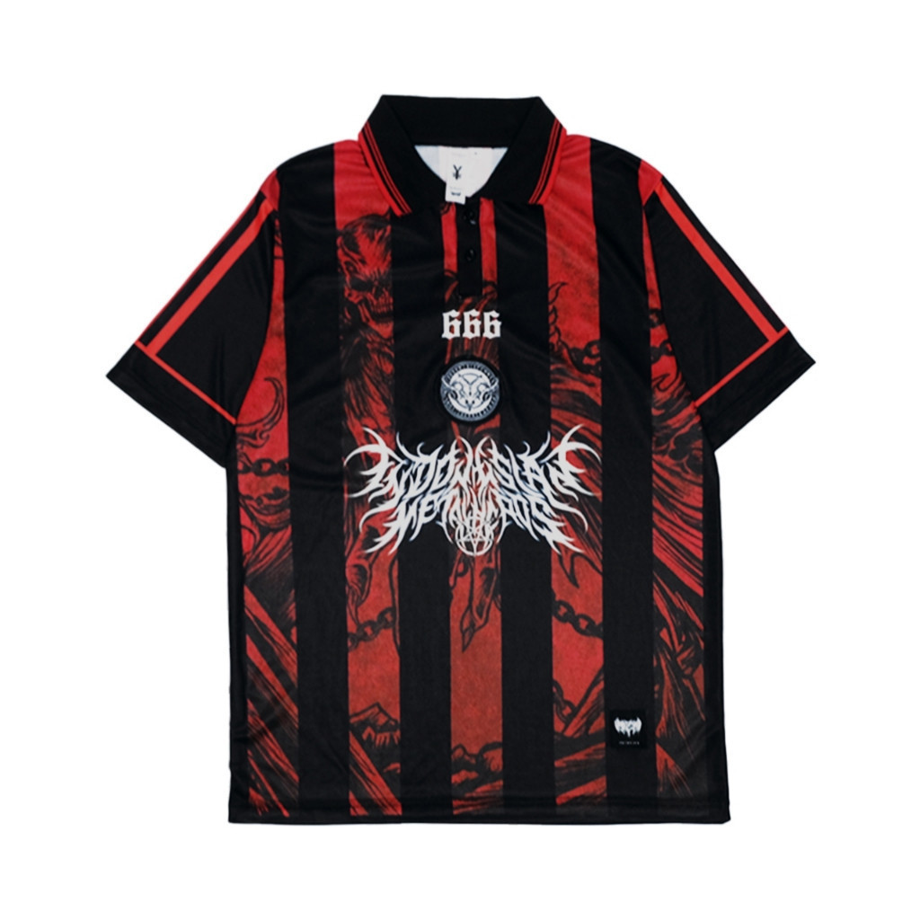 Vampire Kingdom Jersey Distro Pria Wanita Red Indonesian Metal Heads Metal Unisex By SunDistro ACO