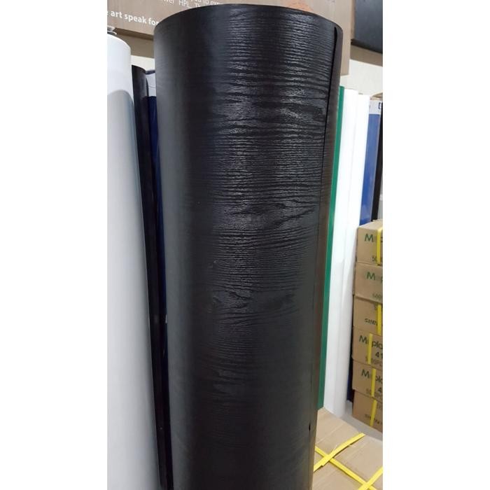 Promo Decosheet HITAM SERAT KAYU Dekosit Decosit Pelapis Furniture Tacosheet