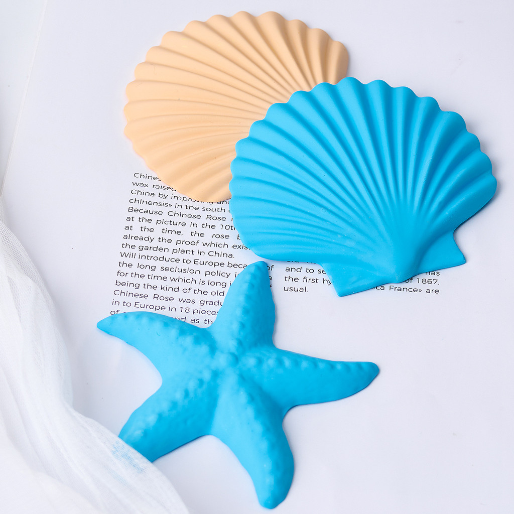 

Starfish Shell Silicone Candle Mold DIY Ocean Series Ornaments Making Supplies Plaster Resin Keychain Craft Molds Home Decor
