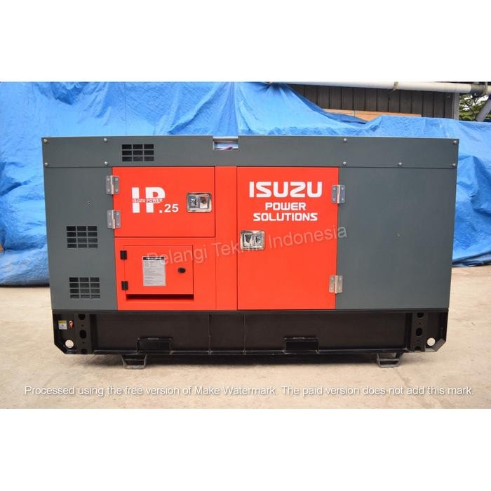 Genset 25 kva ISUZU Original IP25 Silent Diesel Generator