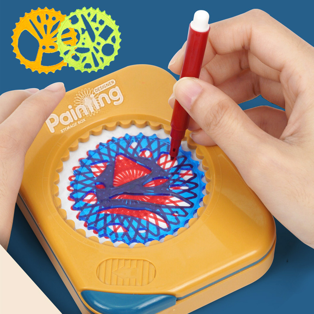 

Çizim Sanatı Spirograph Seti, Eğlenceli Şekiller Klasik Dişli Tasarımı Çizim Oyuncakları Pembe ve Mavi Çocuklar İçin 8+ Bazı Parçalar Rastgele Gönderilir