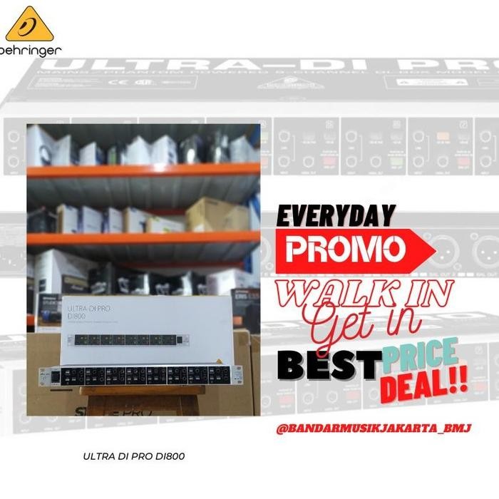 Behringer Ultra-DI Pro DI800 v2 8-channel Active ,BMJ