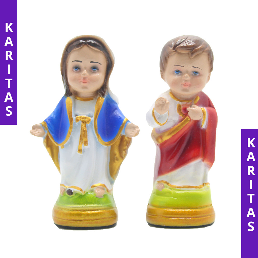 PATUNG BUNDA MARIA - YESUS (BABY) / PATUNG TUHAN YESUS / PATUNG MARIA UKURAN KECIL