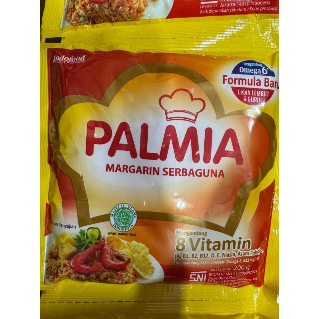 

Mentega Palmia @ 6 sachet x 200 gram / 1 renteng