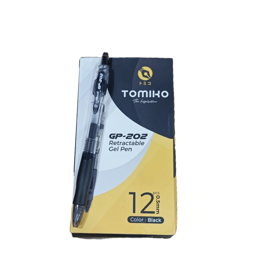 

Pulpen Tomiko GP202 Hitam Biru Bukan Gp265 K1