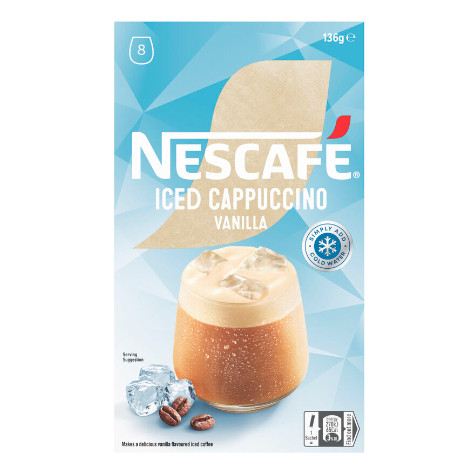 

Nescafe Iced Vanilla Coffee Sachets | 8 pack