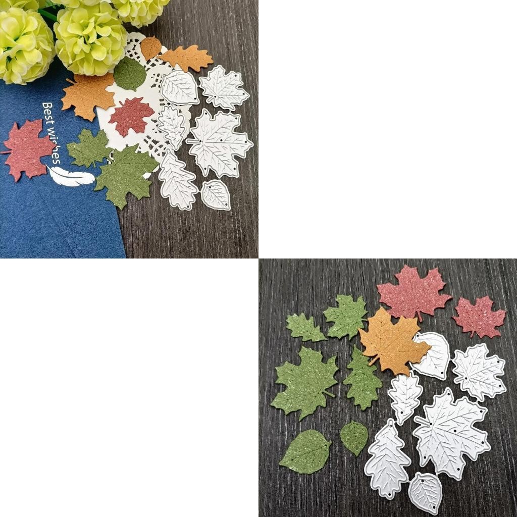 

Maple Leaves Metal Cutting Dies Stencil DIY Scrapbooking Album Paper Template