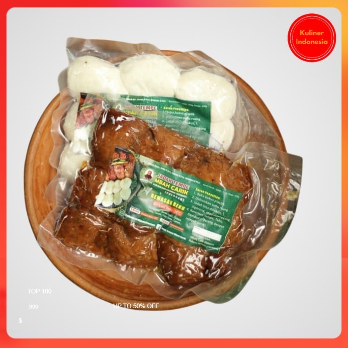 Jadah Uli Tempe Tahu Bacem Frozen Mbah Carik Asli Khas Jogja