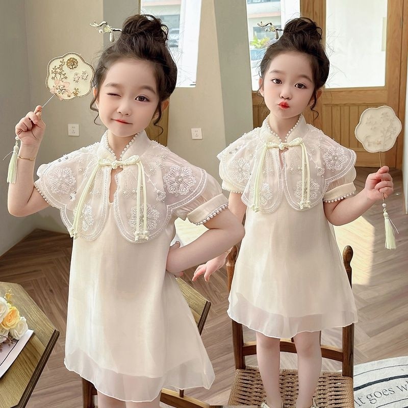 GONDANGSTORE [Mommyhoky] Dress Cheongsam Premium Gaun Pesta Cheongsam Import Dress Imlek Anak Peremp