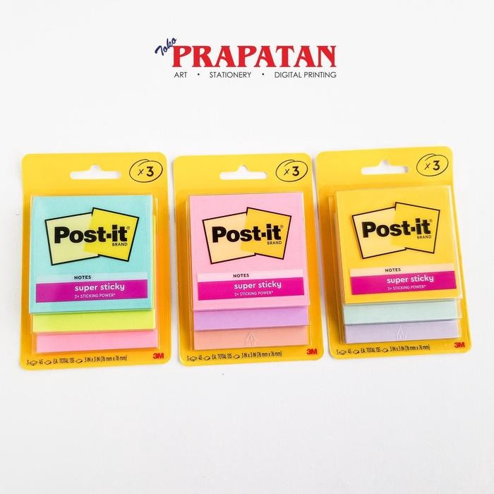 

Post It Sticky Notes 76x76mm 3321 / Memo - SSSWT Yellow