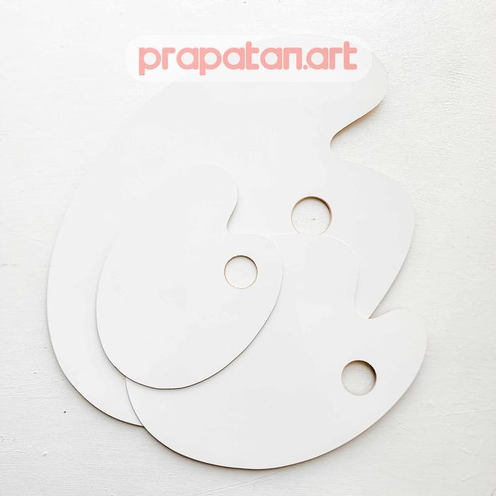 

Palet Lukis V-TEC Kayu Oval Melamine | Painting Palette - 4230/NO1 XL