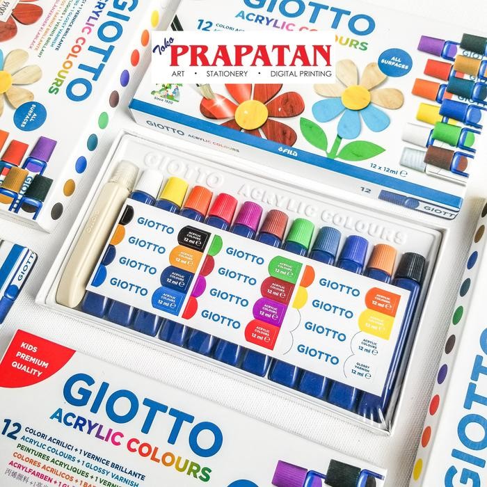 

Cat Akrilik Set Giotto 12x12ml | Giotto Acrylic Set