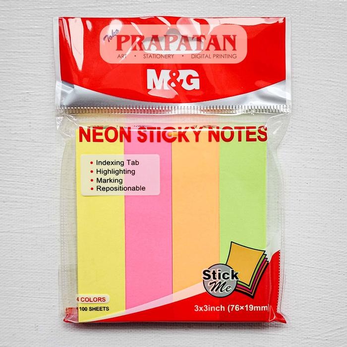 

M&G Neon Sticky Note YS | Notes Memo Tempel - YS-186