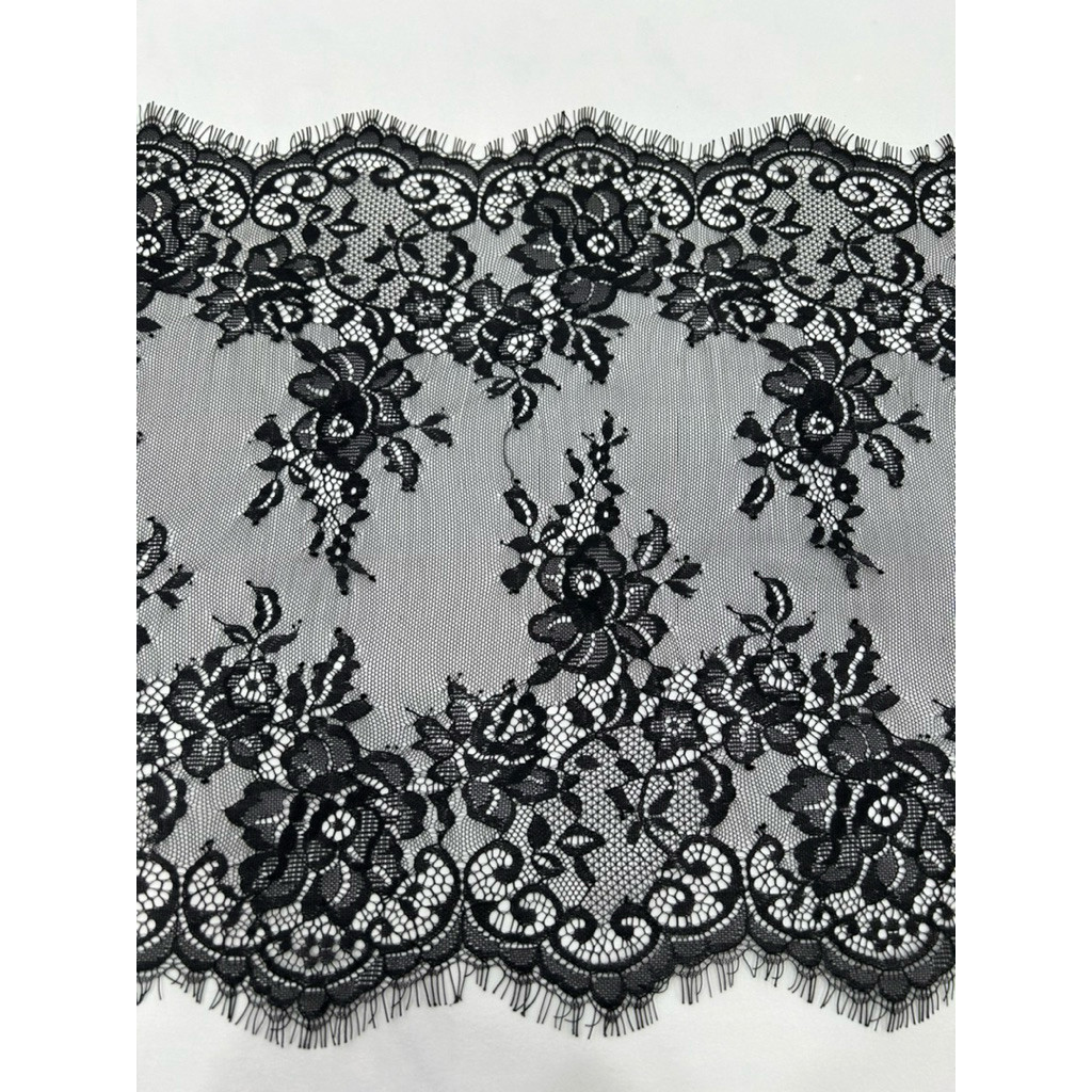 Brukat Pinggiran Renda Panel/Brukat Renda/Kain renda/Renda D#5 Kain Renda