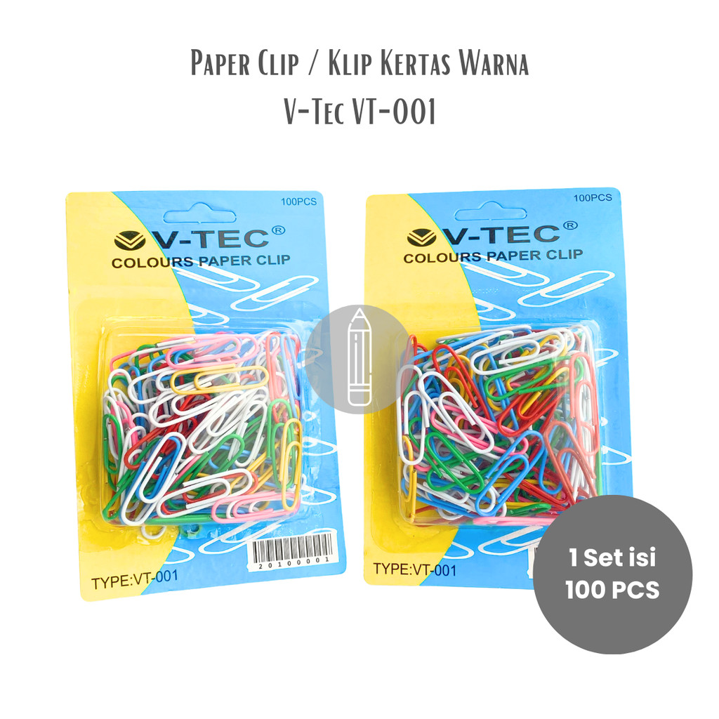 

[ATK88] Paper Clip Vinyl Set Klip Kertas Kecil VT-001