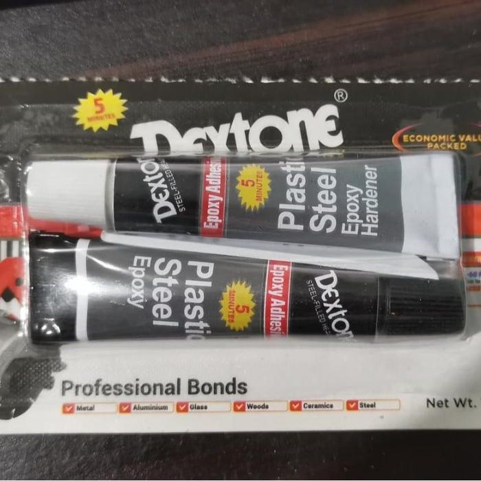 

Lem Dextone 12gr Plastic Steel Epoxy Adhesive Besi Metal 5menit Dekton CARMUDIE