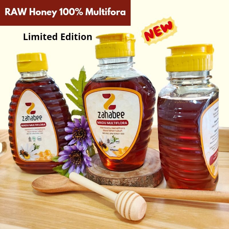 

Madu Murni Multiflora 100% Antioksidan 300 Gram
