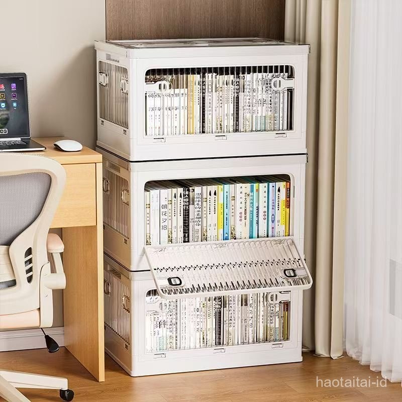 Box Penyimpanan Storage Box Lipat Kotak Plastik Penyimpanan Organizer BoBox Penyimpanan Storage Box 