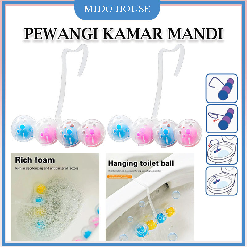 Kamper Gantung/Kamper Toilet/Kamper Toilet Ball Pewangi Toilet Kapur Barus Besar/Penghilang Bau WC