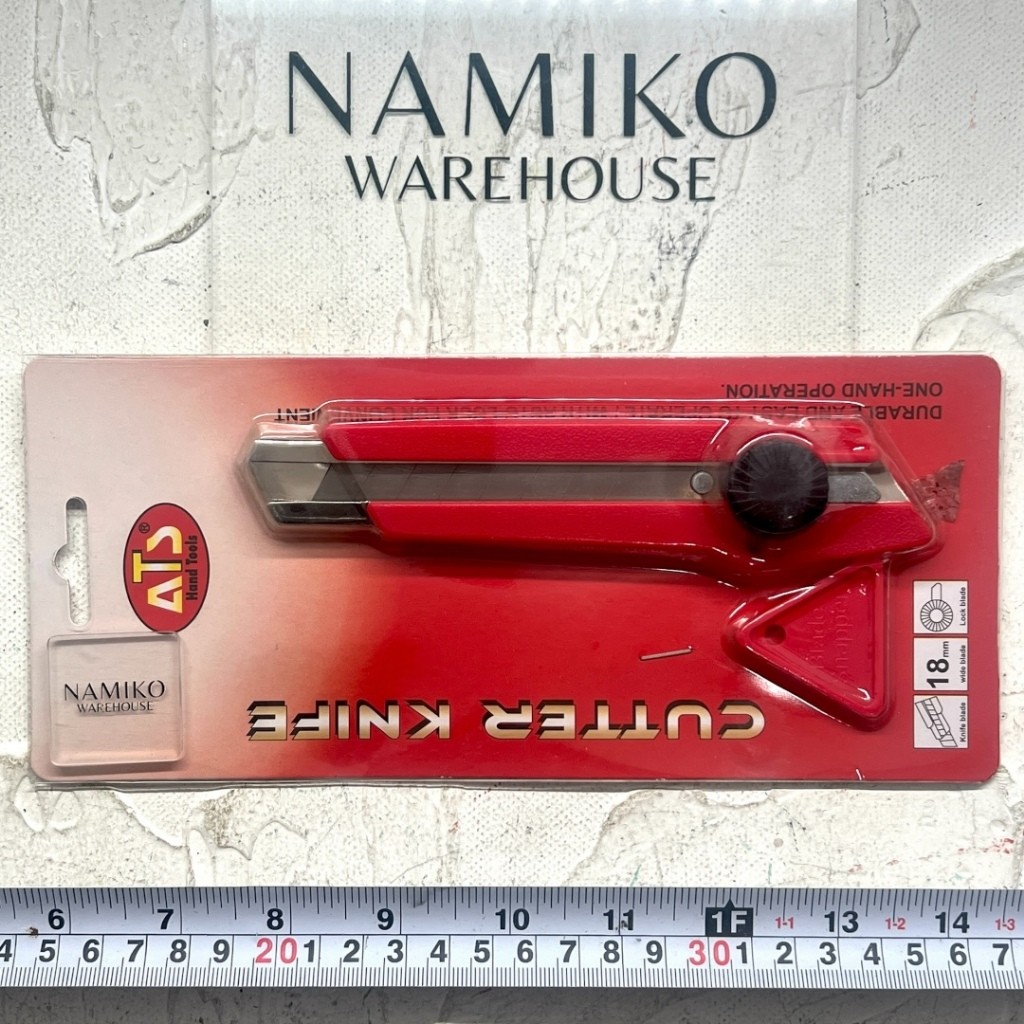 

GROSIR 12 pcs ATS Pisau Cutter Besar 18 mm NAMIKO WAREHOUSE