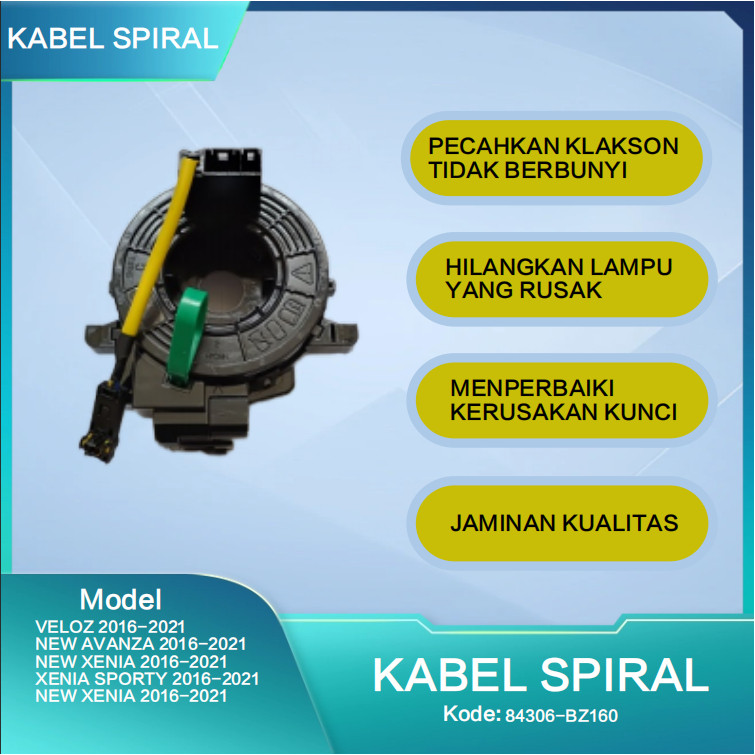 Kabel Spiral Kabel Klakson Clock Spring Cable DAIHATSU 84306-BZ160