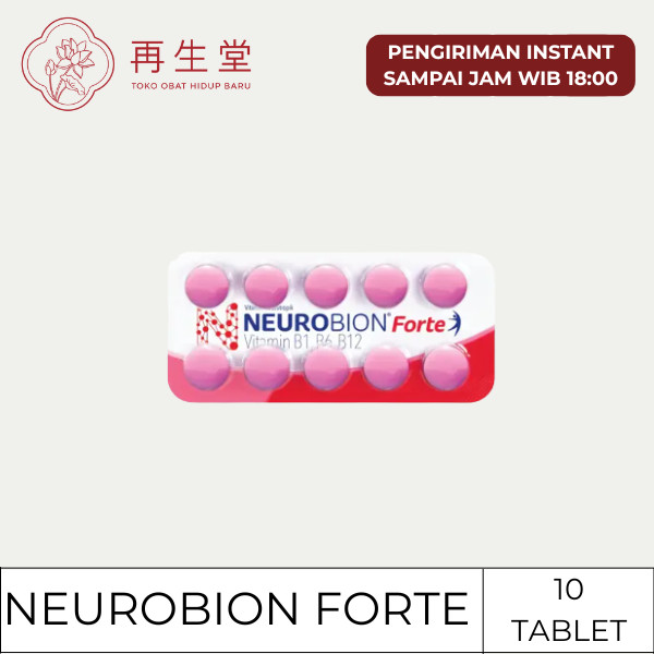 NEUROBION FORTE STRIP 10 TABLET - MERAH