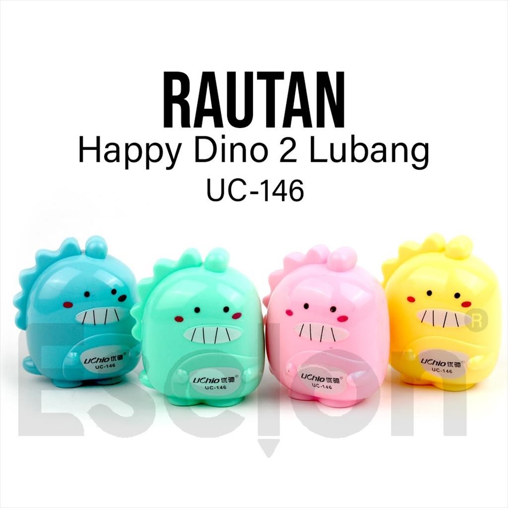 

♚1buah Rautan DINO UC-146 / Rautan 2 Lubang Happy Dino♚